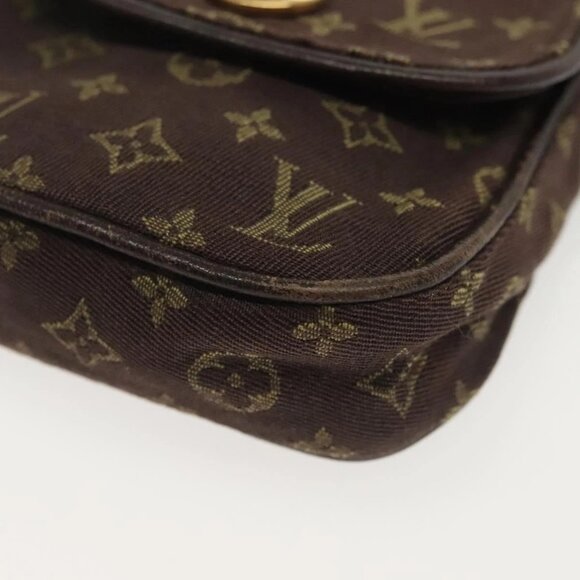 LOUIS VUITTON Monogram Mini Pochette Cancun Pouch Brown M95313 LV Auth 141685 - Picture 4 of 16